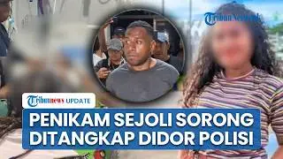 Detik-detik Penikam Sejoli di Sorong Diringkus, Polisi Dor Pelaku yang Masih Coba Kabur