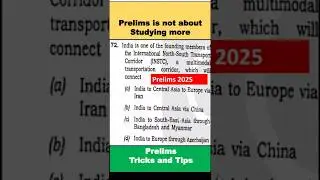 Prelims 2025 PYQ UPSC &ndash; Smart Tips & Tricks 🔥 Part 2 #bharatcivilservices #shortsviral #shortsfeed