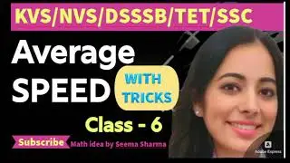 ##Average Speed  ( SHORT TRICKS)(Part 2)for NVS/KVS/ SSC /DSSSSB ##