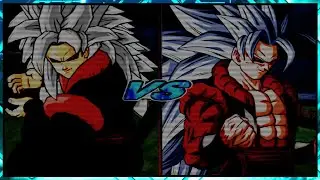 Forma Inicial Vs Forma Final: EVIL GOGETA SSJ5 TEAM VS EVIL GOGETA SSJ5 MYSTIC TEAM - DBZ BT3.