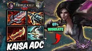 Kaisa vs Lucian ADC ( 61% WINRATE ) - Korea Master Patch 25.16 ✅
