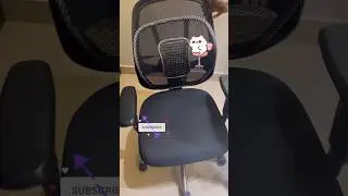 Unboxing chair back support | Backrest lumbar support #unboxing #lifehacks #shorts #youtubeshorts