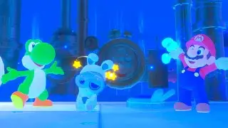 Mario and Yoshi Babysitting Spawny - Mario Rabbids Kingdom Battle