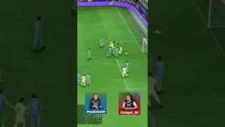 Incredible header pass to the center of the box with a closure through oneself into the goal