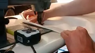 Tuto ourlet b&acirc;che PVC. D&eacute;buter en sellerie facilement avec la sellerie tout simplement !