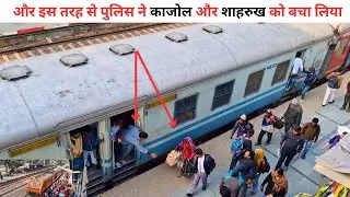 Hero Cop Saves Passenger from Near Death | 74003 Delhi Rewari CNG Demu train arrival at gurgaon