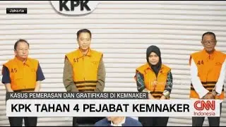 KPK Tahan 4 Pejabat Kemenaker