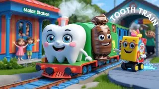 Brush Your Teeth | Tooth Train | Good Habits | Kids Learning Videos