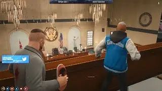 Ramee & Randy throwing shoes at Chief Judge Alan Crane during a TERRORISM case. | NoPixel GTA RP