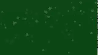 2d animation of snow. Free download. Chroma key.