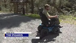 All-terrain wheelchair gives people more access to State Park