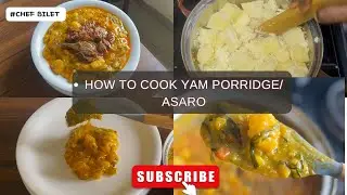 How to Prepare Nigerian Yam Porridge like a pro #food #howto #cooking #porridge