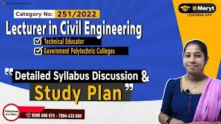 Kerala PSC Lecturer in Civil Engineering (Govt Polytechnic Colleges)