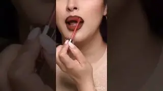 Red + Brown Lip Combo | No words 😨 amazing look | #lipstick #lipcombo #lipsticktutorial #beauty