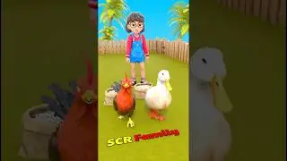 Tani and her mother take care of egg-laying Chicken Ducks #scaryteacher #short