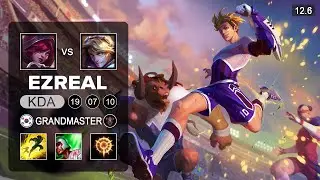 Ezreal vs Xayah ADC - KR Grandmaster - Patch 12.6 Season 12