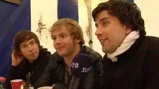 Mando Diao - Samuel Giers, Mats Bjorke & Carl Johan Fogelklou - Interview(1)