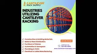 Top Industries That Rely on Cantilever Racking for Smart Storage #CantileverRacks #WarehouseStorage