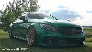Mercedes C63 AMG tuned by Yido Performance details & revs 1080p