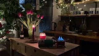 A Warm & Cozy Ukrainian Winter Fireplace 2026
