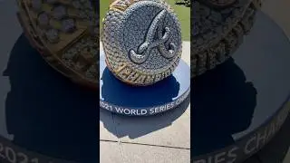 Ginormous ATL Braves World Series Ring
