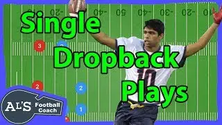 4 on 4 Single Dropback Flag Football Plays
