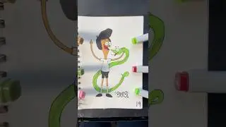 DRAWING my fav childhood CARTOONS Day 19/30 - Sanjay & Craig #art #music #cartoon #challenge #colors