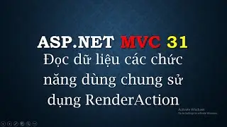 ASP.NET MVC - #31: Đọc dữ liệu cho các thành phần dùng chung | Load data for common sections | TEDU