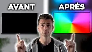 Transformer sa TV / &Eacute;CRAN en AMBILIGHT - MOINS DE 30&euro;