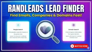 Randleads Full Tutorial: People, Company & Influencer Search Explained