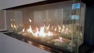 Lyon &ndash; 4 Sided See Through Gas Fireplace