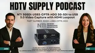 NTI 3GSDI-USB3-CPTR-HDO 3G-SDI to USB 3.0 Video Capture with HDMI Loopout