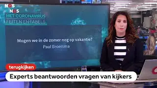 TERUGKIJKEN: Speciaal programma over het coronavirus
