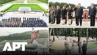Kim Jong Un and Daughter Mark Korean War Armistice Anniversary at Pyongyang Ceremony | APT