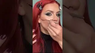 🧟&zwj;♀️ EASY FRANKENSTEIN MAKEUP 🧟&zwj;♀️ #makeuptutorial #frankensteinmakeup #easyhalloweenmakeup
