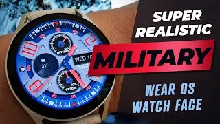 🪖 🎖 MILITARY Watch Face for Wear OS Smart Watch by WatchBase #smartwatch
