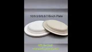 Compostable Bagasse Plates