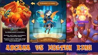 EVERWING - ARCANA Guardian of Magic (Level 50 Max )  VS Molten Monster King