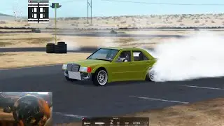 Drifting session at the Grange Circuit