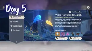 [Genshin Impact 2.6] Day 5 | Vibro Crystal Research