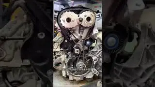 Volvo new model xc90 B420 2.0 engine timing mark #volvo #engine #timingbelt #mechanic