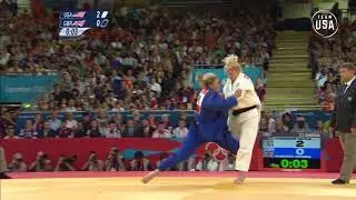 Kayla Harrison Wins First Judo Gold Medal | Gold Medal Moments Presented By HERSHEY'S