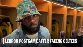 LeBron James talks Lakers&rsquo; loss to Celtics, relationship with Jaylen Brown | NBA on ESPN