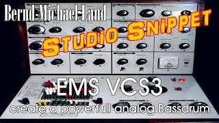 EMS VCS3 -The Putney / create a powerful analog Bassdrum