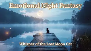 Emotional Night Fantasy &ndash; Whisper of the Lost Moon Cat