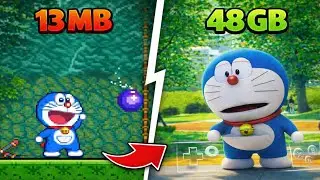 I PLAY 13MB VS 48GB DORAEMON GAME 😱 | LOW vs HIGH GRAPHICS SHOWDOWN!