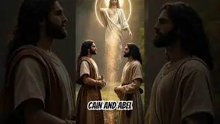 Cain & Abel: When Jealousy Turned Deadly 😢⚔️  #biblein60seconds #bible #shorts