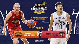 LIVE: Tanduay Rum Masters vs KL Aseel | Filbasket 2022 Summer Championship | April 6, 2022