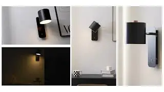 Rotatable Cylinder Rechargeable Wall Lamp &ndash; Dynamic Light, Flexible Warmth