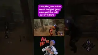 Thalita Destroys Killer With Flashlight Killer Can't Handle These Savage DBD 360 Jukes #fyp #shorts